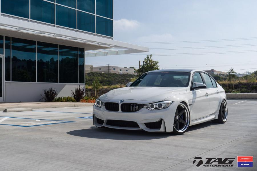  BMW M3 Sedan on Vossen Wheels (VWS-3) 2016 года  (фото 3 из 16)